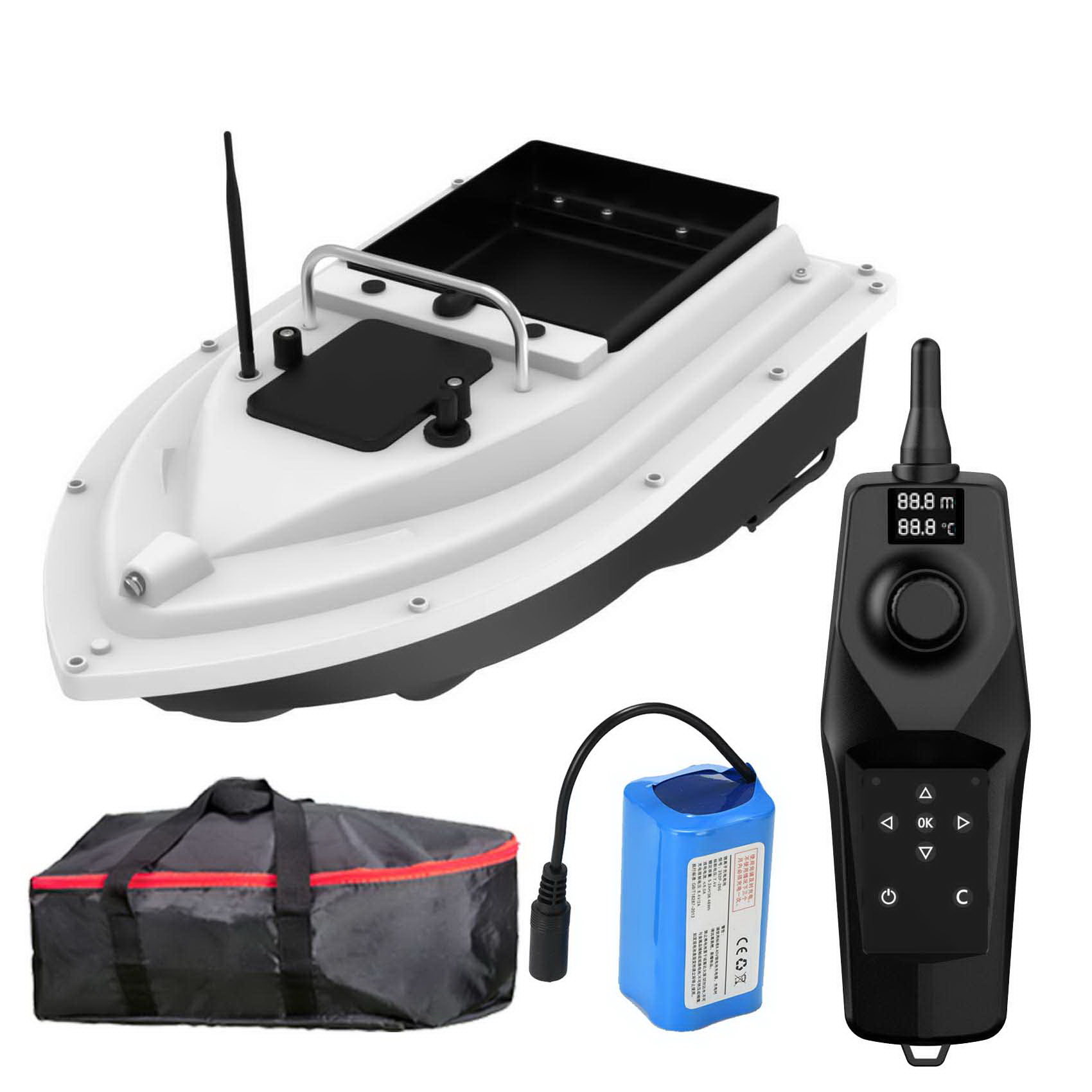 Fishing Depth Finder - D36 RC Fishing Bait Boat with