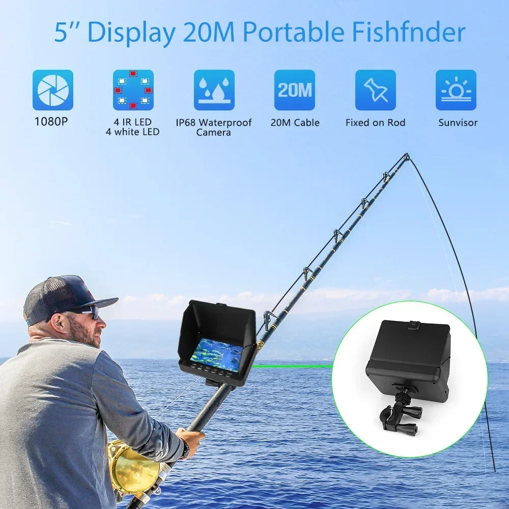 Fish Finder 5.0 Inch LCD Displ – Fishing Camera recenzja i cena