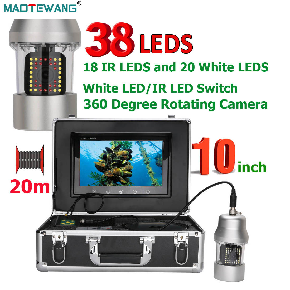 MAOTEWANG Underwater Fishing V – Fish Finder Cable recenzja i cena