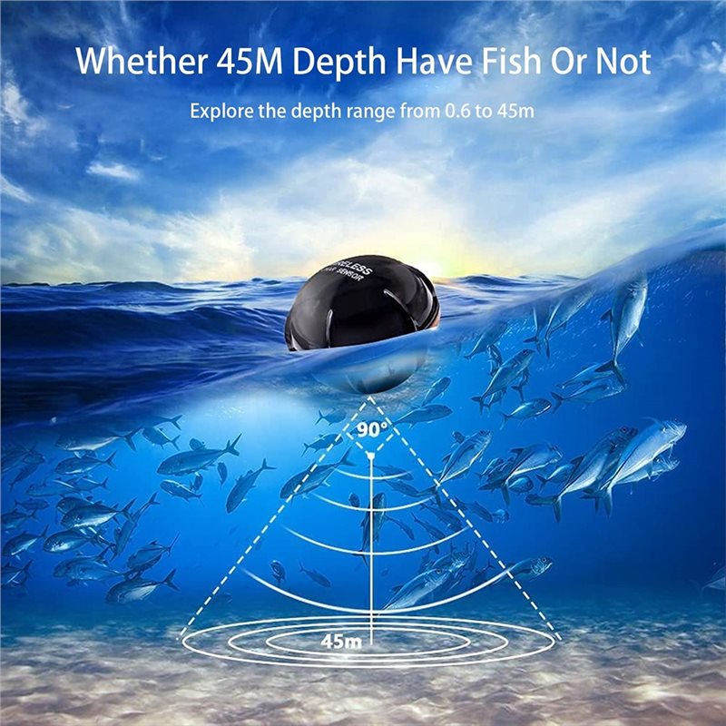 Wireless Sonar Fish Finder, Po – Fishing Depth Finder recenzja i cena