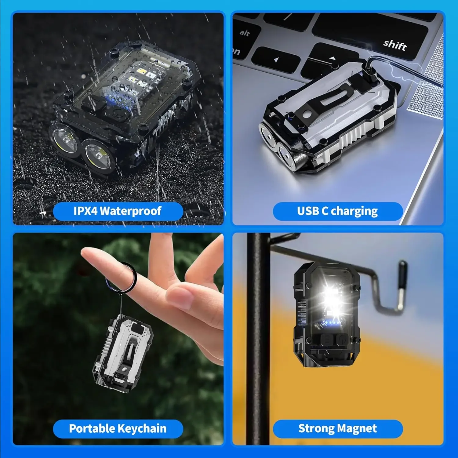 Clip-On Flashlight Rechargeabl – Fishing Light recenzja i cena