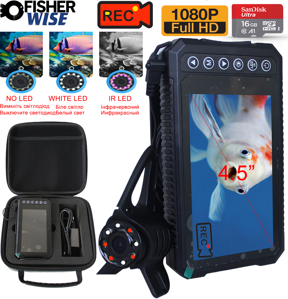 Mutil Lanuage 4.5Inch IPS 1080 – Fishing Camera recenzja i cena