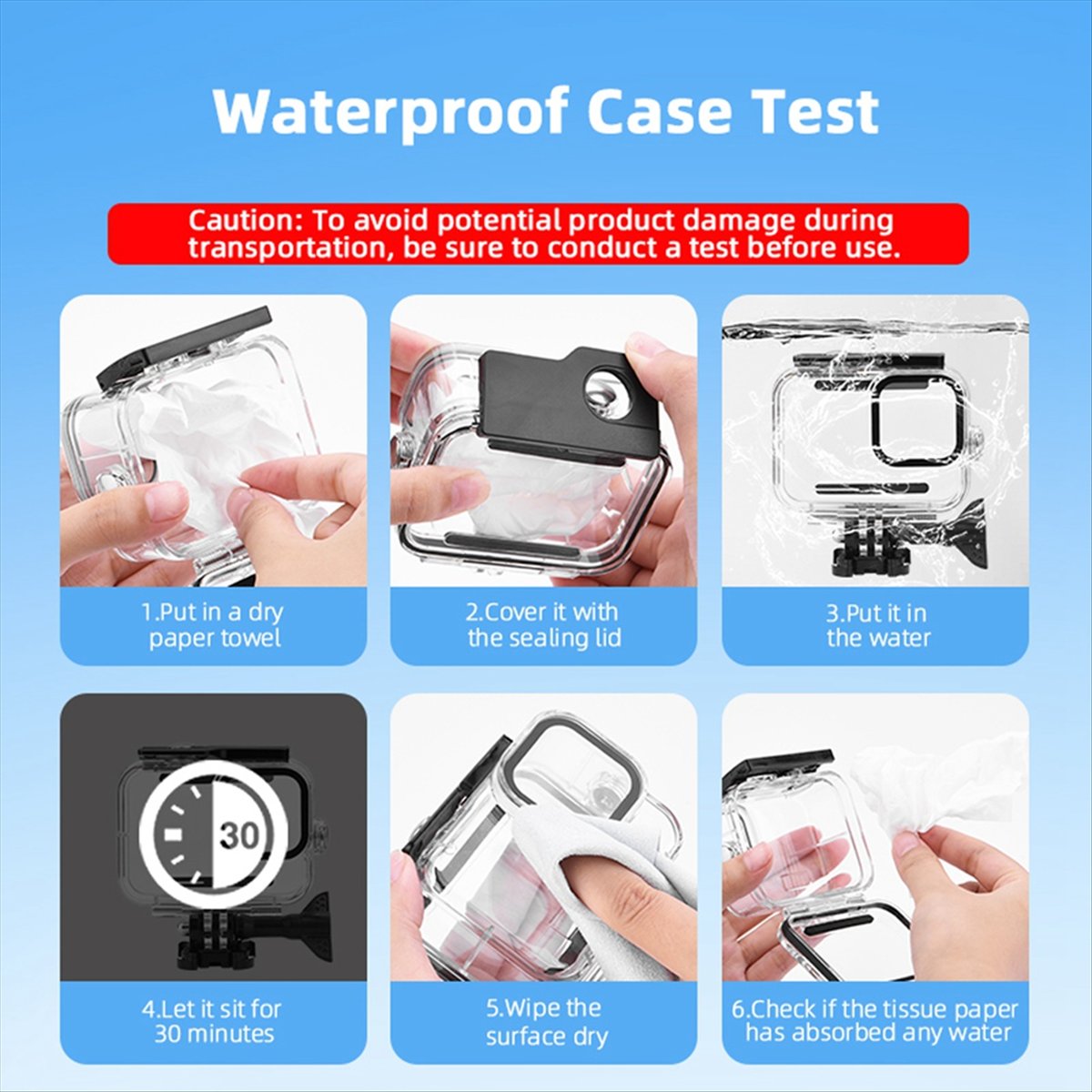 M05K 60M Waterproof Case for G – Underwater Camera recenzja i cena