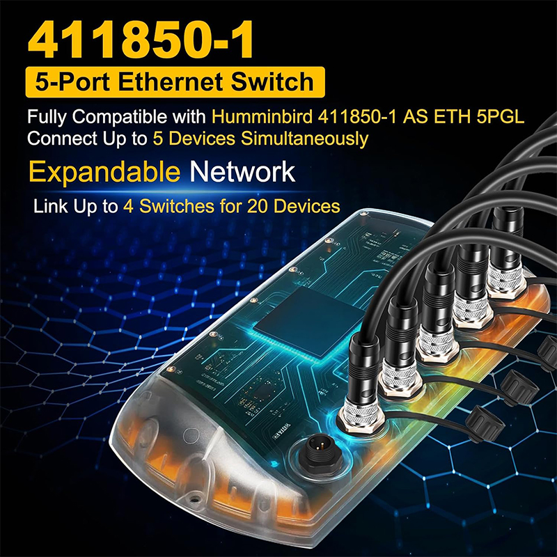 411850-1 AS ETH 5PGL Ethernet  – Fish Finder Cable recenzja i cena