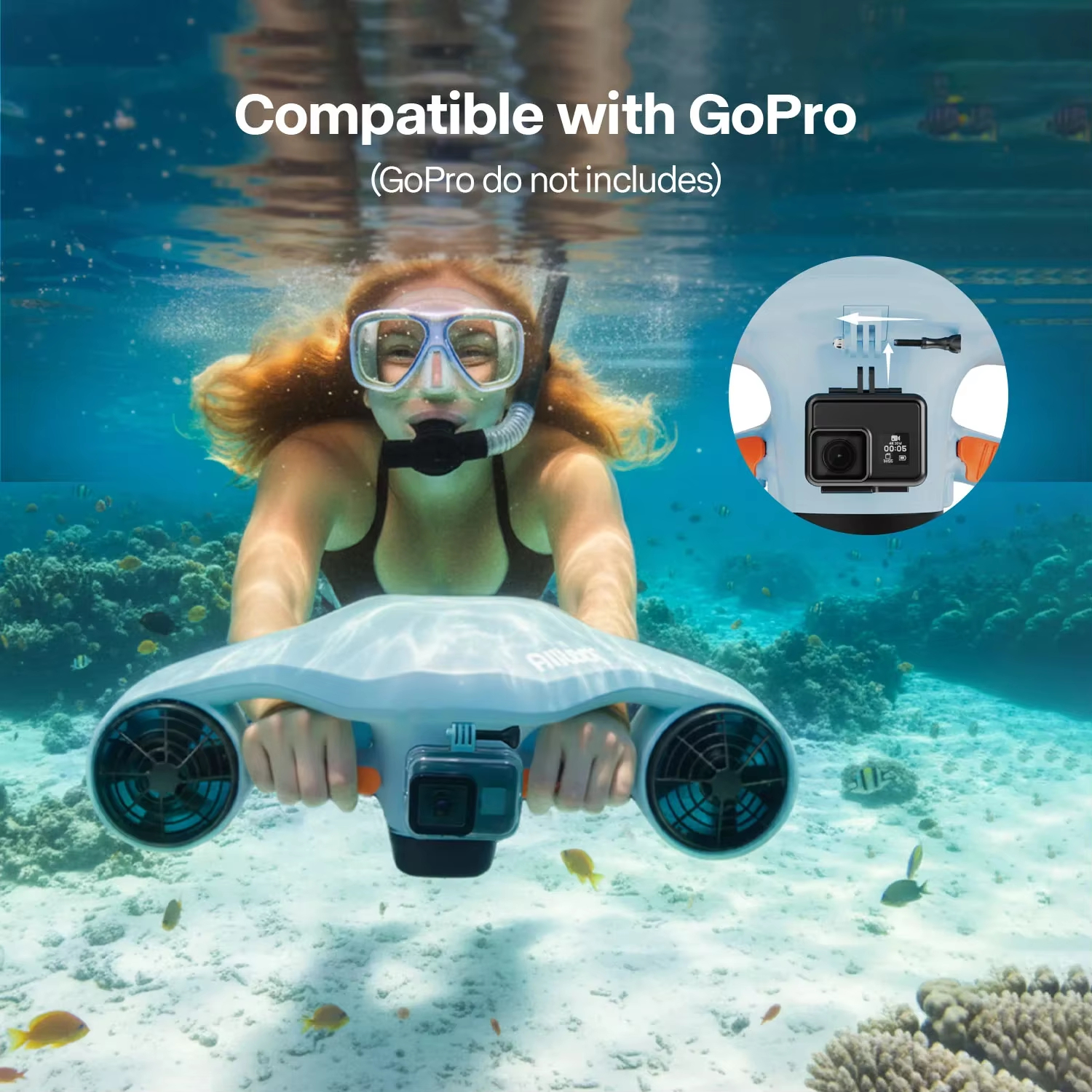 Asiwo MANTA 2 Underwater Scoot – Underwater Camera recenzja i cena
