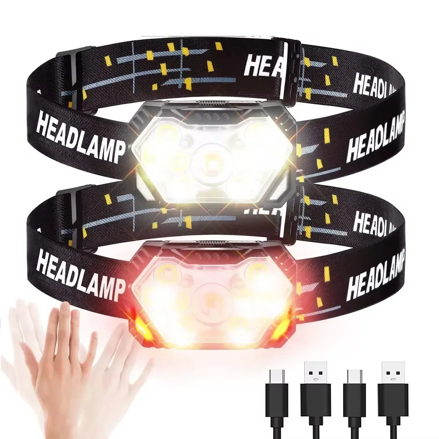 Powerful LED Sensor Headlamp U – Fish Finder Battery recenzja i cena