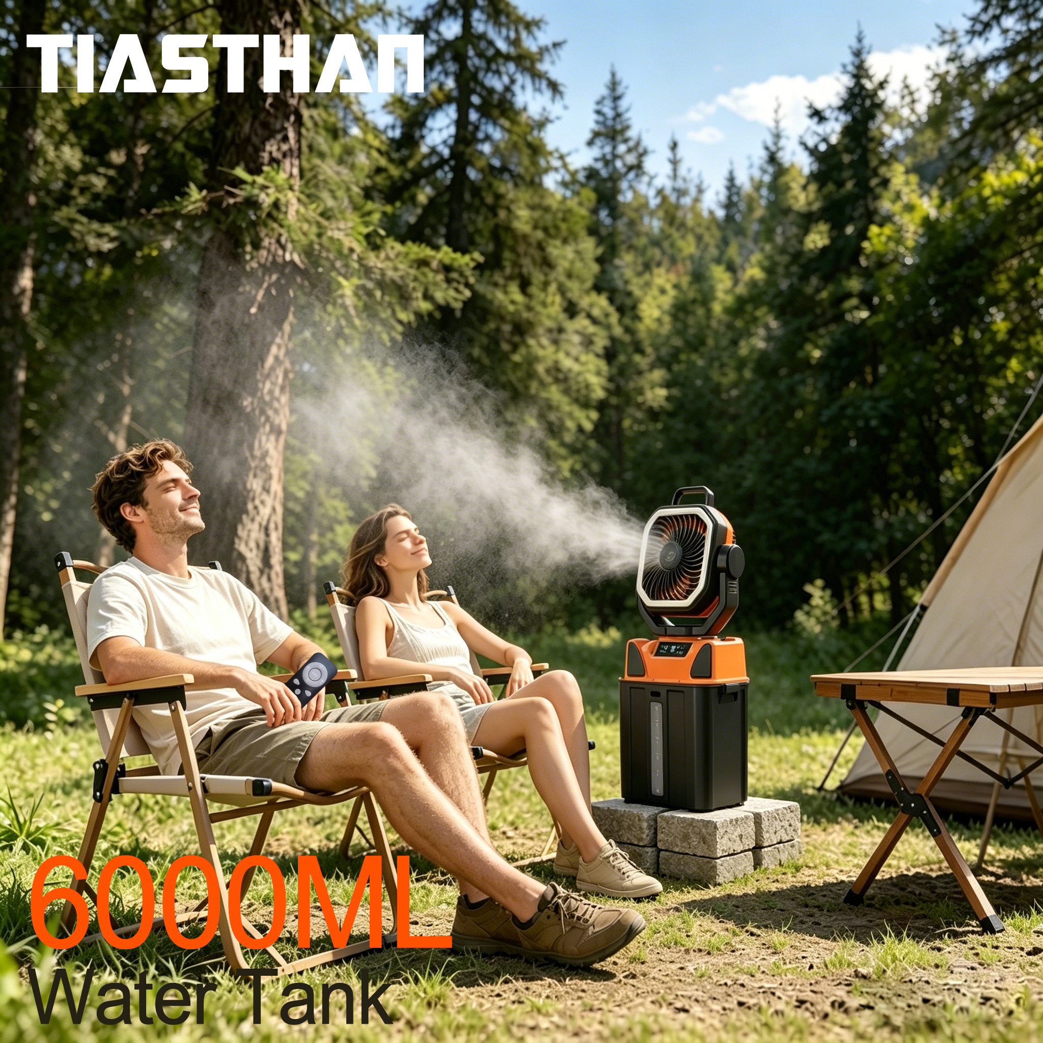 30000mAh Spray Camping Fan wit – Fish Finder Battery recenzja i cena