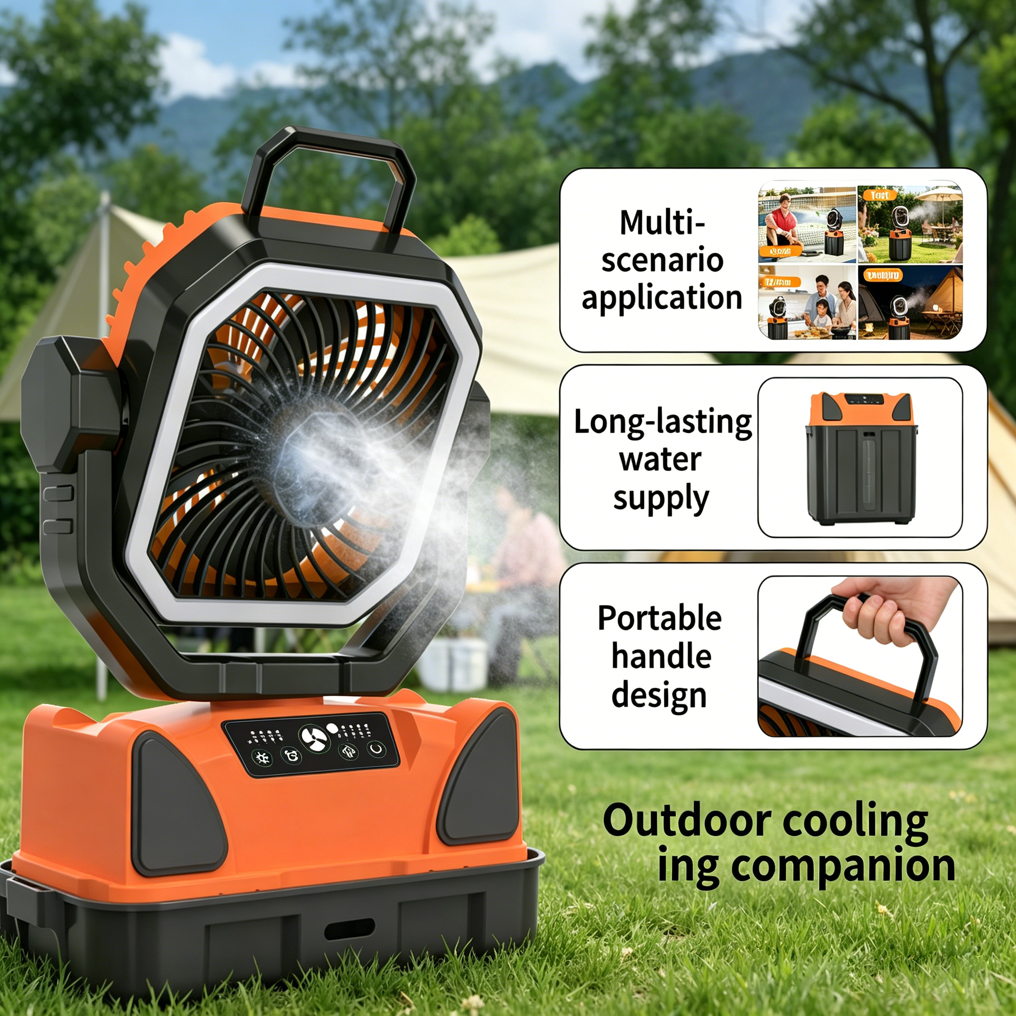 30000mAh Spray Camping Fan wit – Fish Finder Battery recenzja i cena