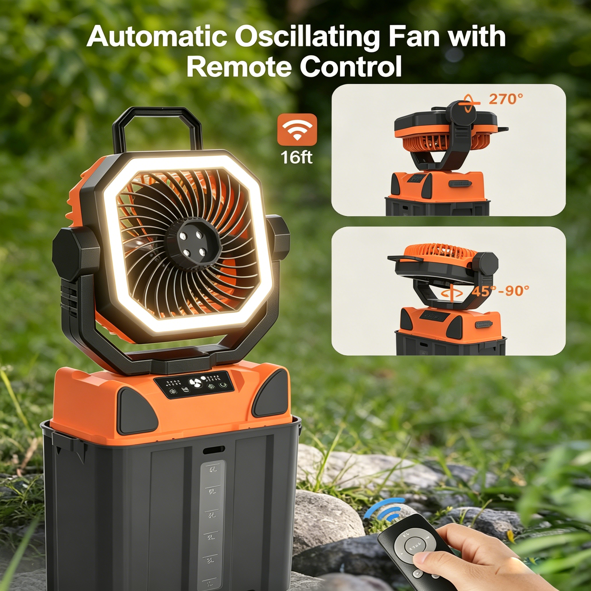 30000mAh Spray Camping Fan wit – Fish Finder Battery recenzja i cena