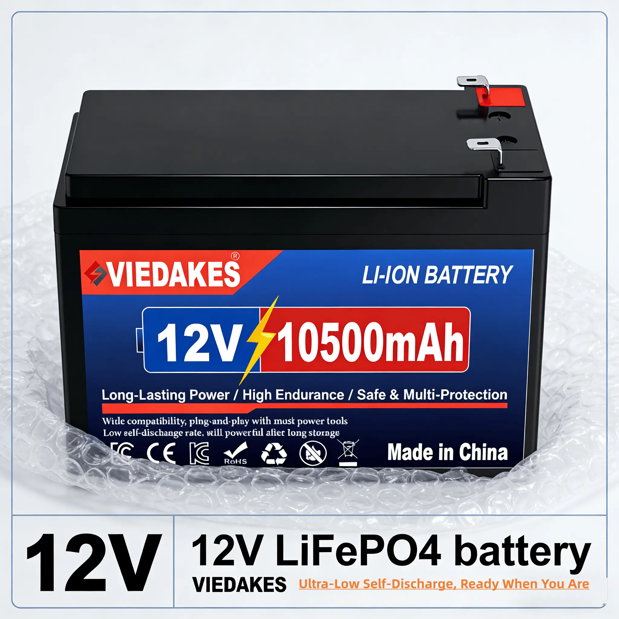 VIEDAKES 12V LiFePO4 Battery 3 – Fish Finder Charger recenzja i cena