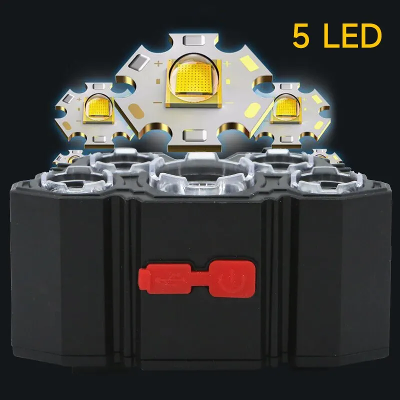 Rechargeable 5 LED Headlamp St – Fish Finder Battery recenzja i cena