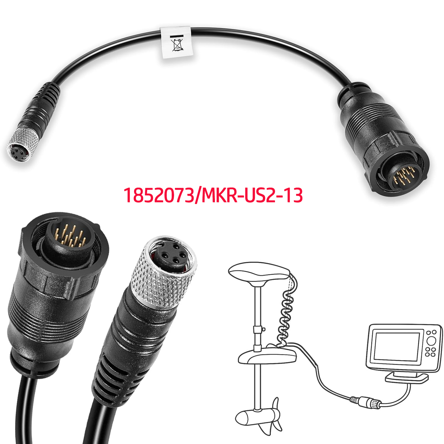 For Minn Kota MKR-US2-13 Unive – Fish Finder Transducer recenzja i cena
