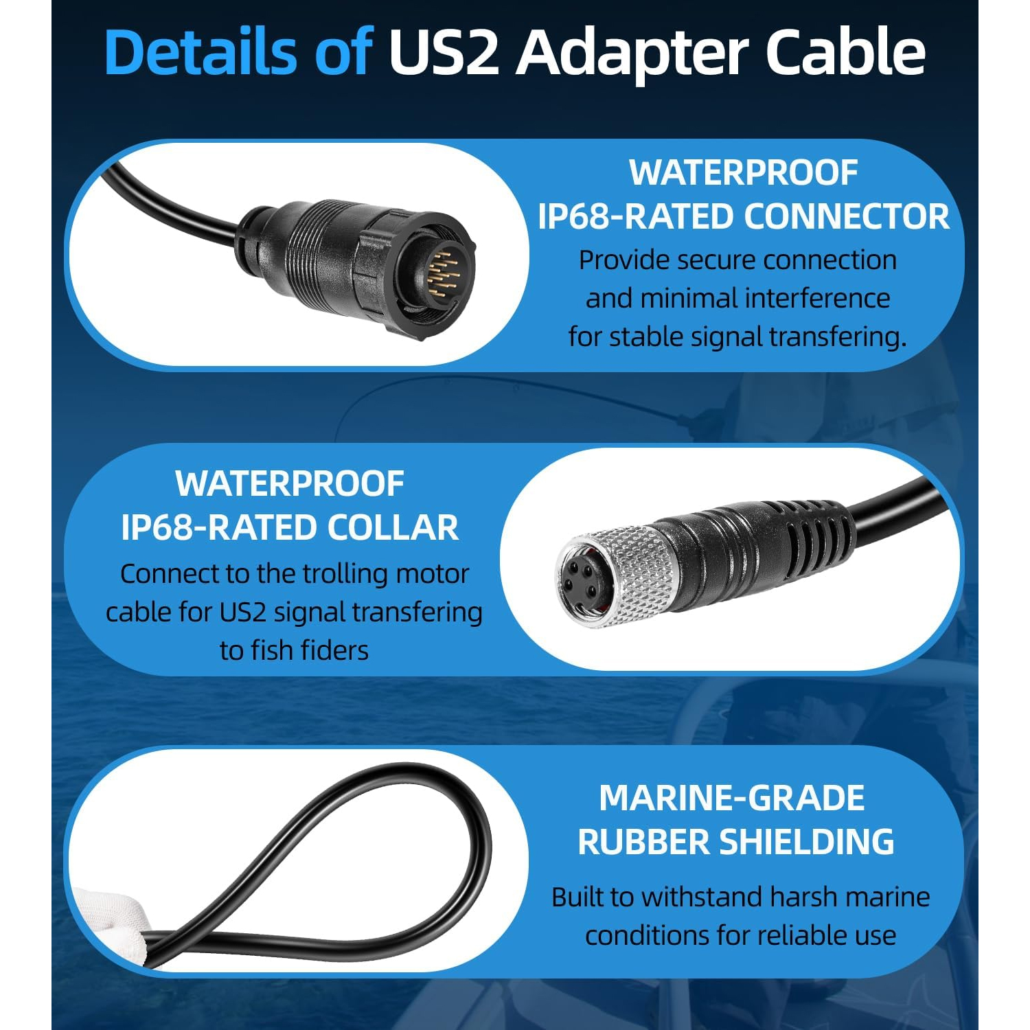 For Minn Kota MKR-US2-13 Unive – Fish Finder Transducer recenzja i cena