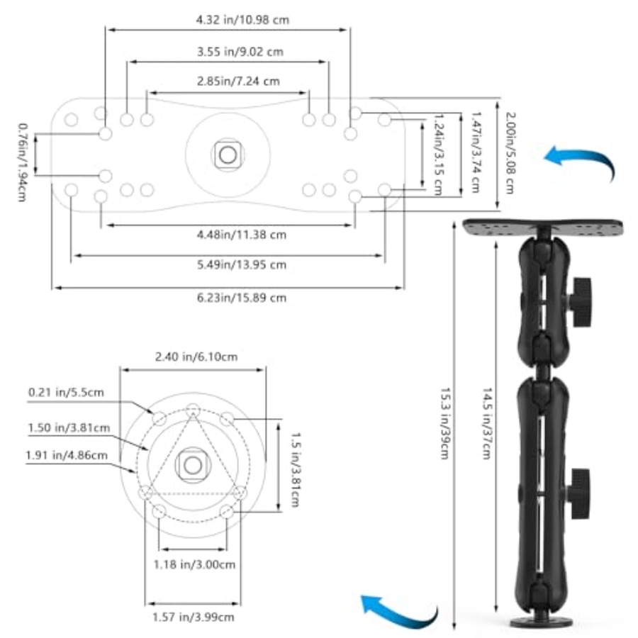 Aluminum Alloy Fish Finder Mou – Fish Finder Mount recenzja i cena
