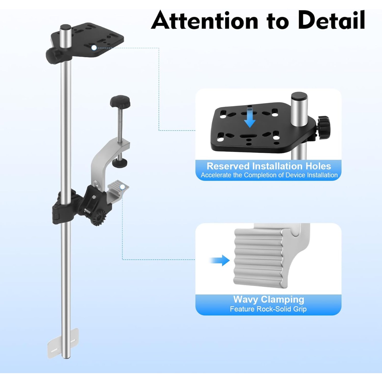 Portable 360° Adjustable Trans – Fish Finder Mount recenzja i cena
