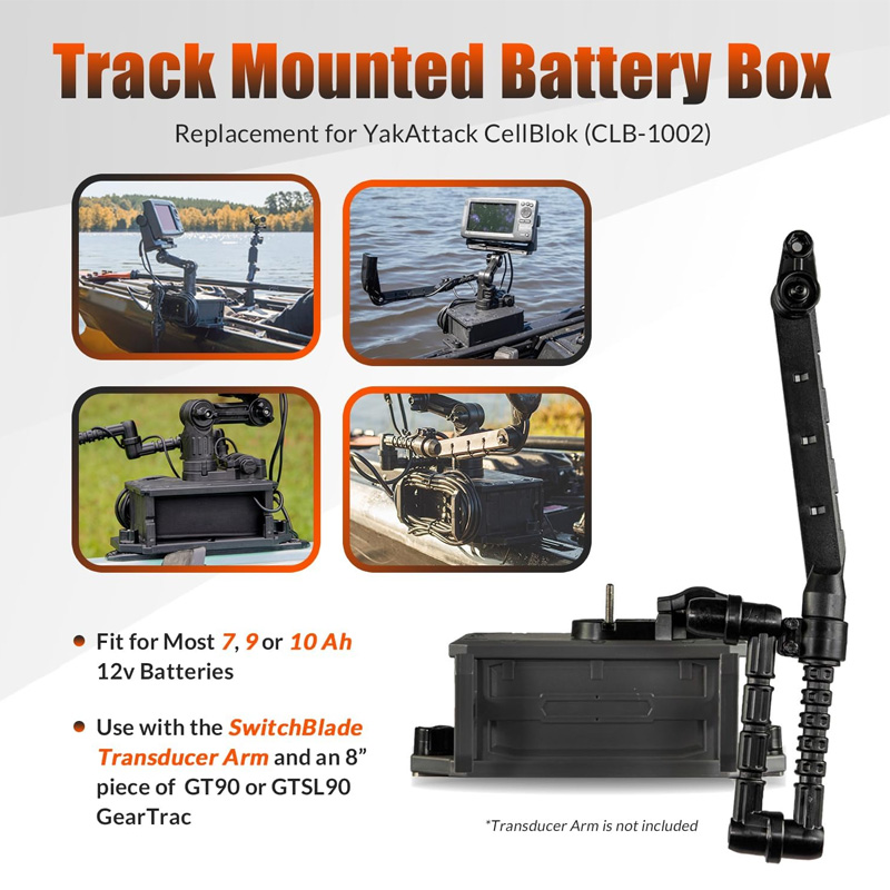 Track Mounted Battery Box for  – Fish Finder Battery recenzja i cena