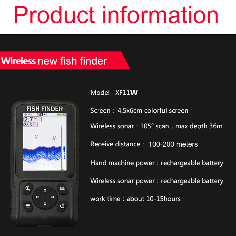 Portable Sonar Sensor Transduc – Fish Finder Transducer recenzja i cena