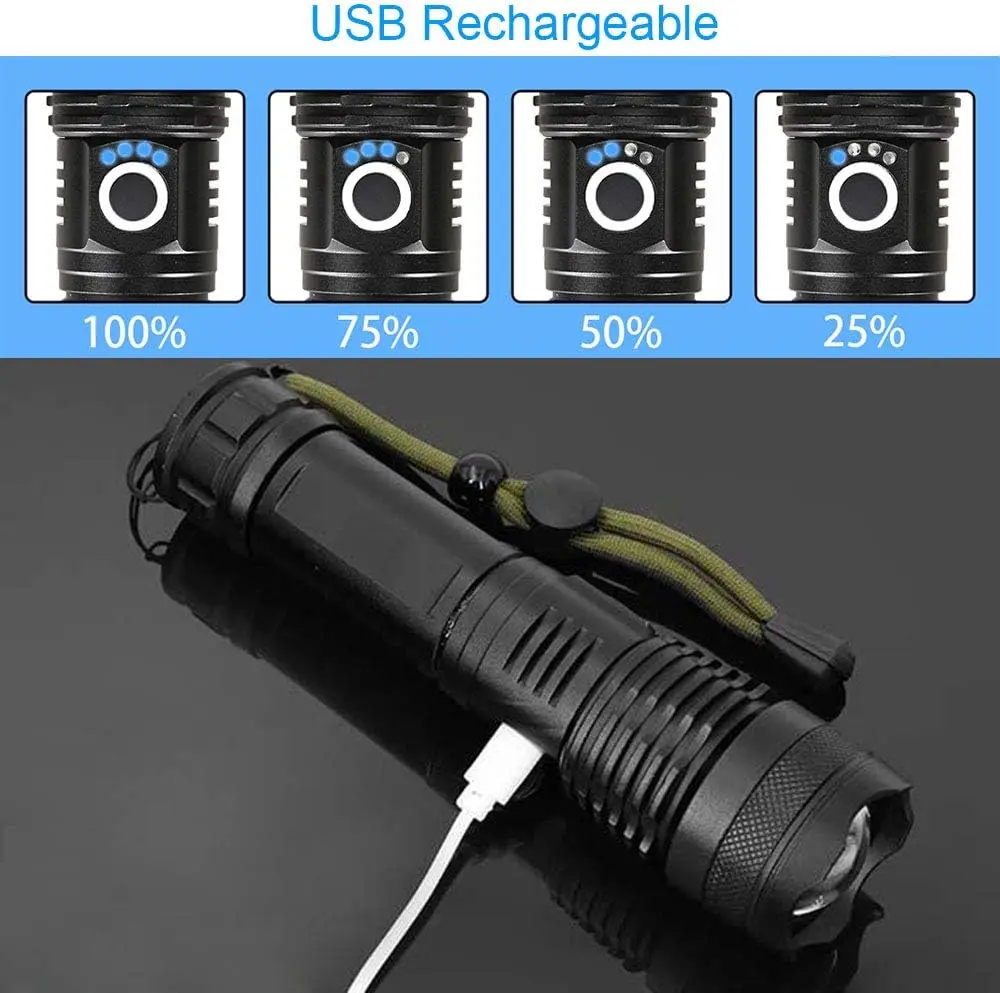 High Power LED Flashlight Rech – Fishing Light recenzja i cena