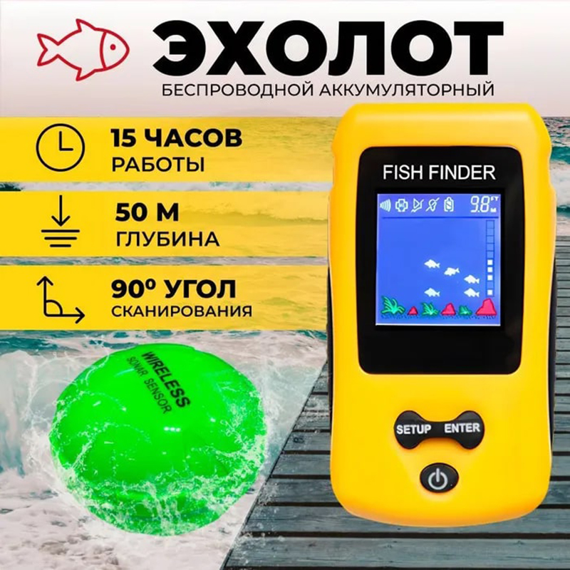 Brand New Colorful Wireless Fi – Fishing Depth Finder recenzja i cena